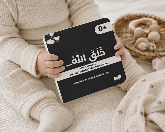 Allah Created… | Arabic High-Contrast Board Book